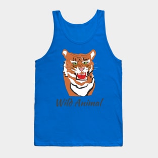 Wild Animal Tiger Tank Top